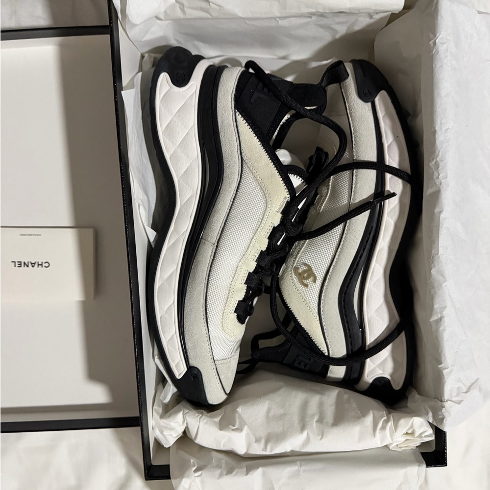 Chanel Monochrome Athletic Shoes